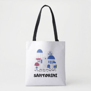 Trendy Santorini Greece Architecture Travel Tote Bag