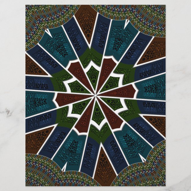 Trendy Sari Style: Modern Abstract Pattern Design  (Front)