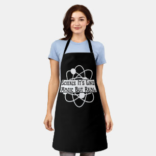 trendy science it's like magic but real apron