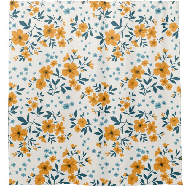 Trendy seamless vintage floral pattern. Endless de (Front)