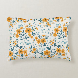 Trendy seamless vintage floral pattern. Endless de Accent Pillow