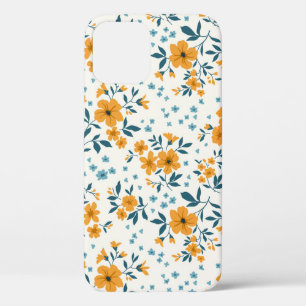 Trendy seamless vintage floral pattern. Endless de iPhone 12 Case
