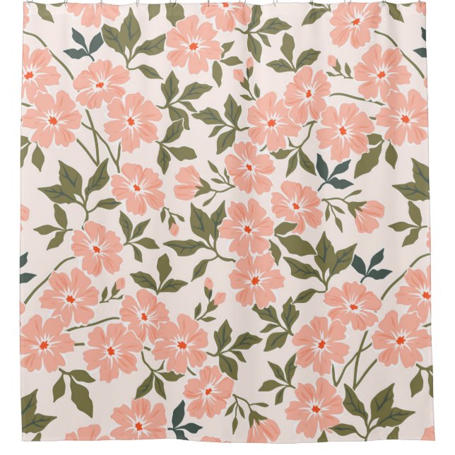 Trendy seamless vintage floral pattern. Endless pr (Front)