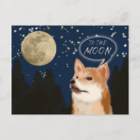 Trendy Shiba Inu Dogecoin Dog To The Moon Saying