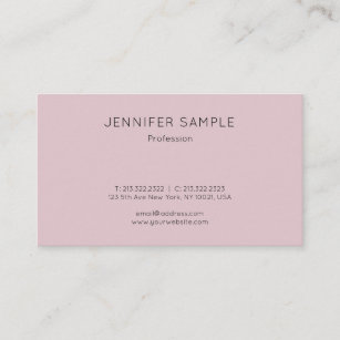 Trendy Simple Modern Designed Template Elegant Business Card