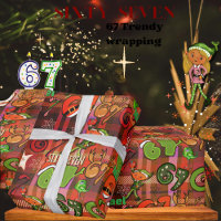 Trendy Sixty Seven Wrapping Paper I red plaid