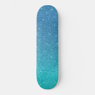 trendy skateboard with glitter