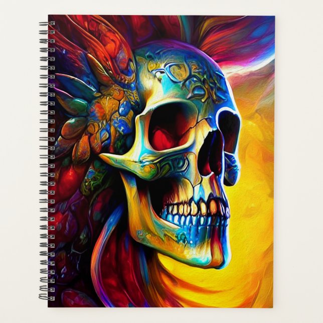 Trendy Skull Planner (Front)