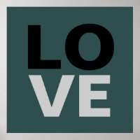 Trendy Slate Grey Background Love Wedding