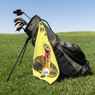 Trendy Snake Fun Golf Towel