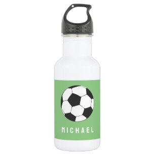 Trendy Soccer Ball Football Personalized Green 532 Ml Water Bottle
