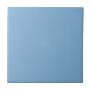 Trendy solid blue Teal colour Cute and simple Tile