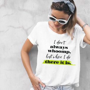 Trendy Song Lyrics Gray Lime Green Typography T-Shirt