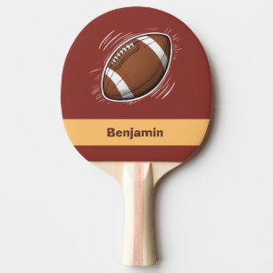 Trendy Sport Boy American Football Personalized  Ping Pong Paddle