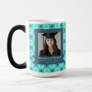 Trendy Square Print Gift For Him Graduation Magic Mug