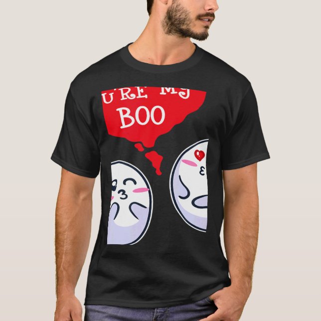 Trendy Statement Valentine's Day Couple Heart Roma T-Shirt (Front)