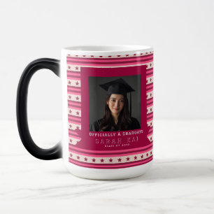 Trendy Stripe Print Certified Nurse Magic Mug