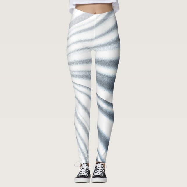 Trendy Stylish Astral Canvas Design Leggings (Front)