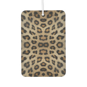 Trendy stylish bold leopard fur animal print fun air freshener
