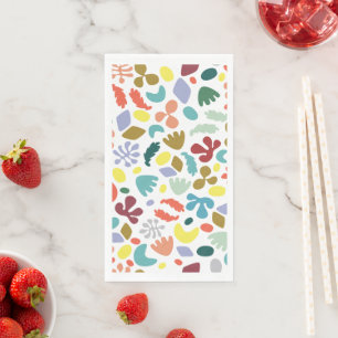 Trendy Stylish Colourful Organic Patterned Napkin