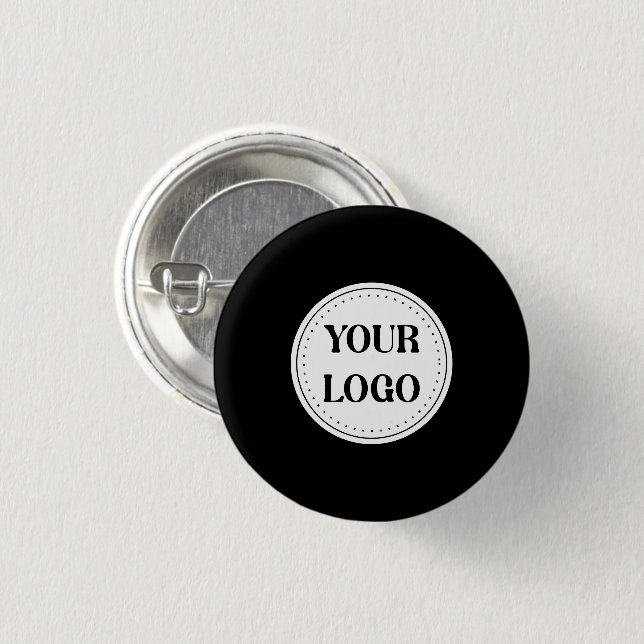 Trendy stylish & elegant branded 1 inch round button (Front & Back)