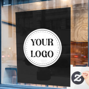 Trendy stylish & elegant branded window cling