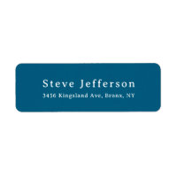Trendy Stylish Elegant Minimalist Plain Blue