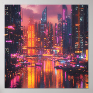 Trendy Sunset Nature Print Housewarming