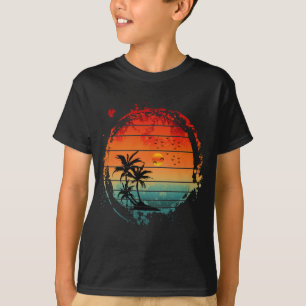 trendy sunset palm tree T-Shirt