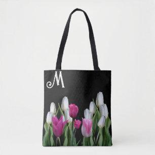 Trendy Super Witch brand floral green white girly Tote Bag
