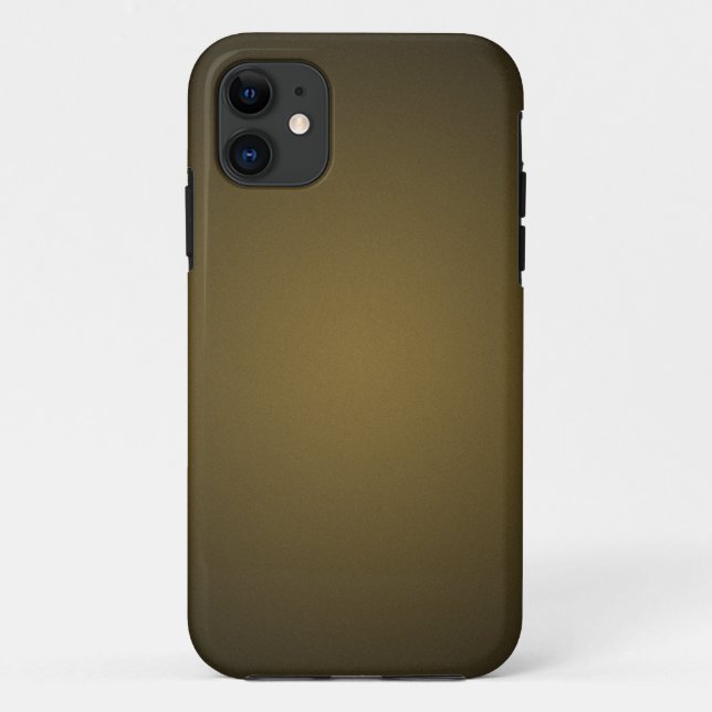 Trendy Tan and Black Grainy Vignette Case-Mate iPhone Case (Back)