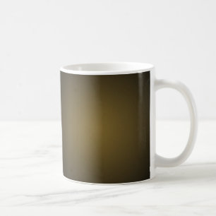 Trendy Tan and Black Grainy Vignette Coffee Mug