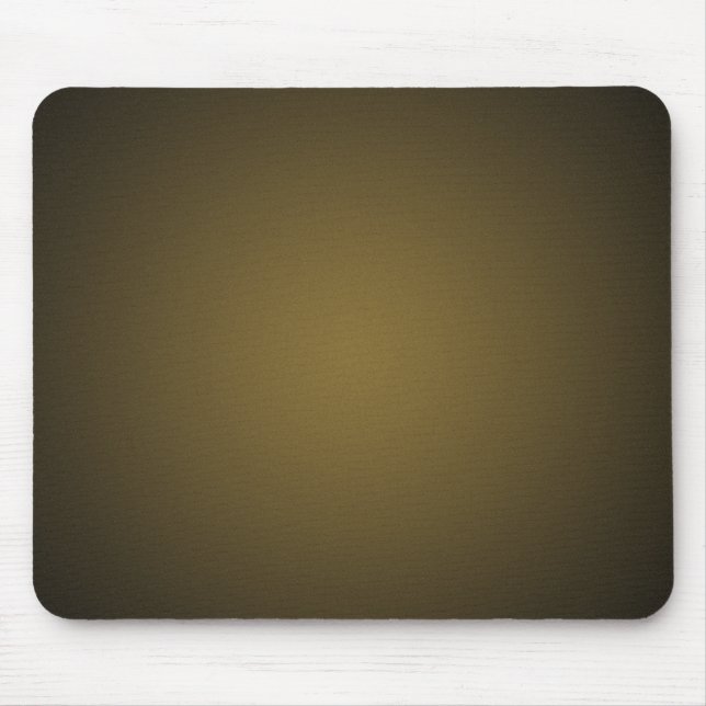 Trendy Tan and Black Grainy Vignette Mouse Pad (Front)