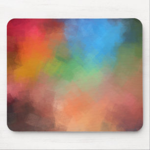 Trendy Template Abstract Art Elegant Colourful Mouse Pad
