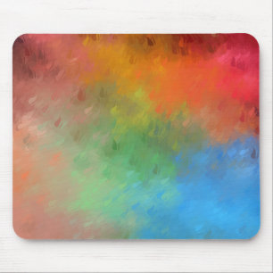 Trendy Template Colourful Abstract Art Elegant Mouse Pad