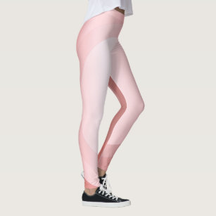Trendy Template Elegant Rose Gold White Modern Leggings