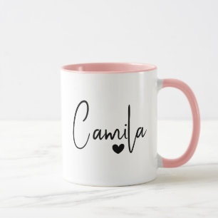 Trendy Text Custom Large Modern Name Appreciation Mug