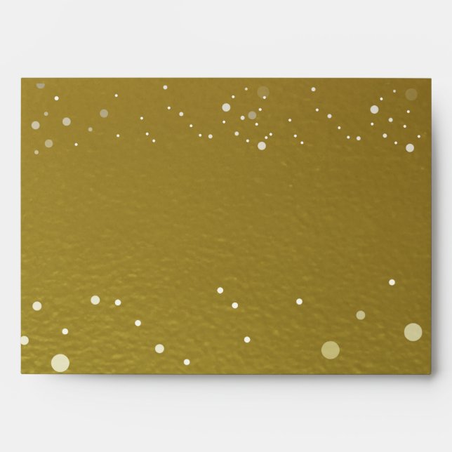 Trendy Texture Modern Sender's Address Envelope (Front)