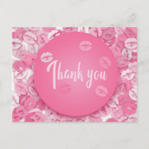 Trendy Thank You Postcard