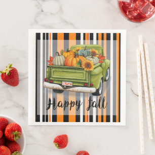 Trendy Thanksgiving Beautiful Autumn Collection Napkin