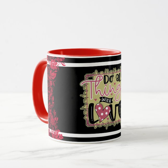 Trendy Things Love Valentines Day Mug (Front Left)