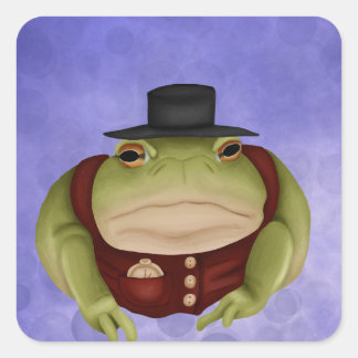 Trendy Toad Square Sticker
