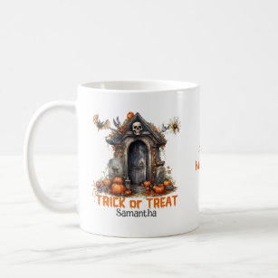 Trendy traditional classic Halloween haunted house Coffee Mug