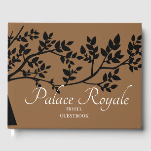 Trendy tree branches hotel Bed and Breakfast Guest Book