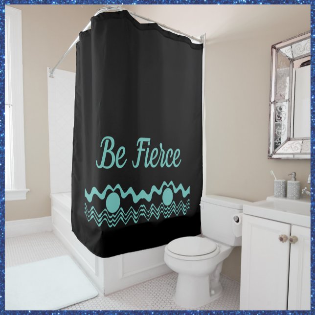Trendy Tribal Geometric Turquoise and Black (Creator Uploaded)