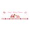 Trendy Tropical Turtle Baby Shower Banner Sign