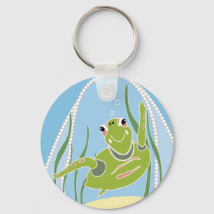 Trendy Turtle Keychain