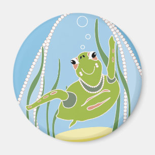 Trendy Turtle Magnet