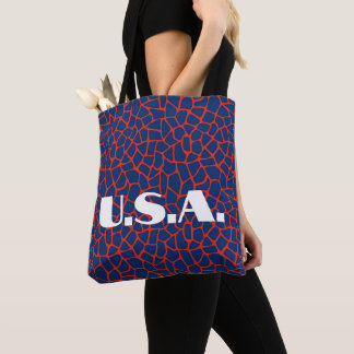 Trendy U.S.A.  Election Animal Print Tote