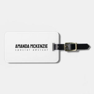 Trendy Unique Creative Minimalist Design Luggage Tag
